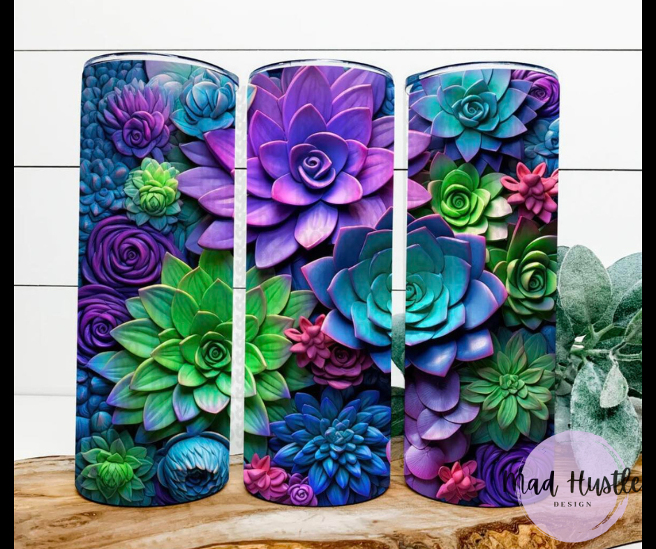 Dark Succulents 3D