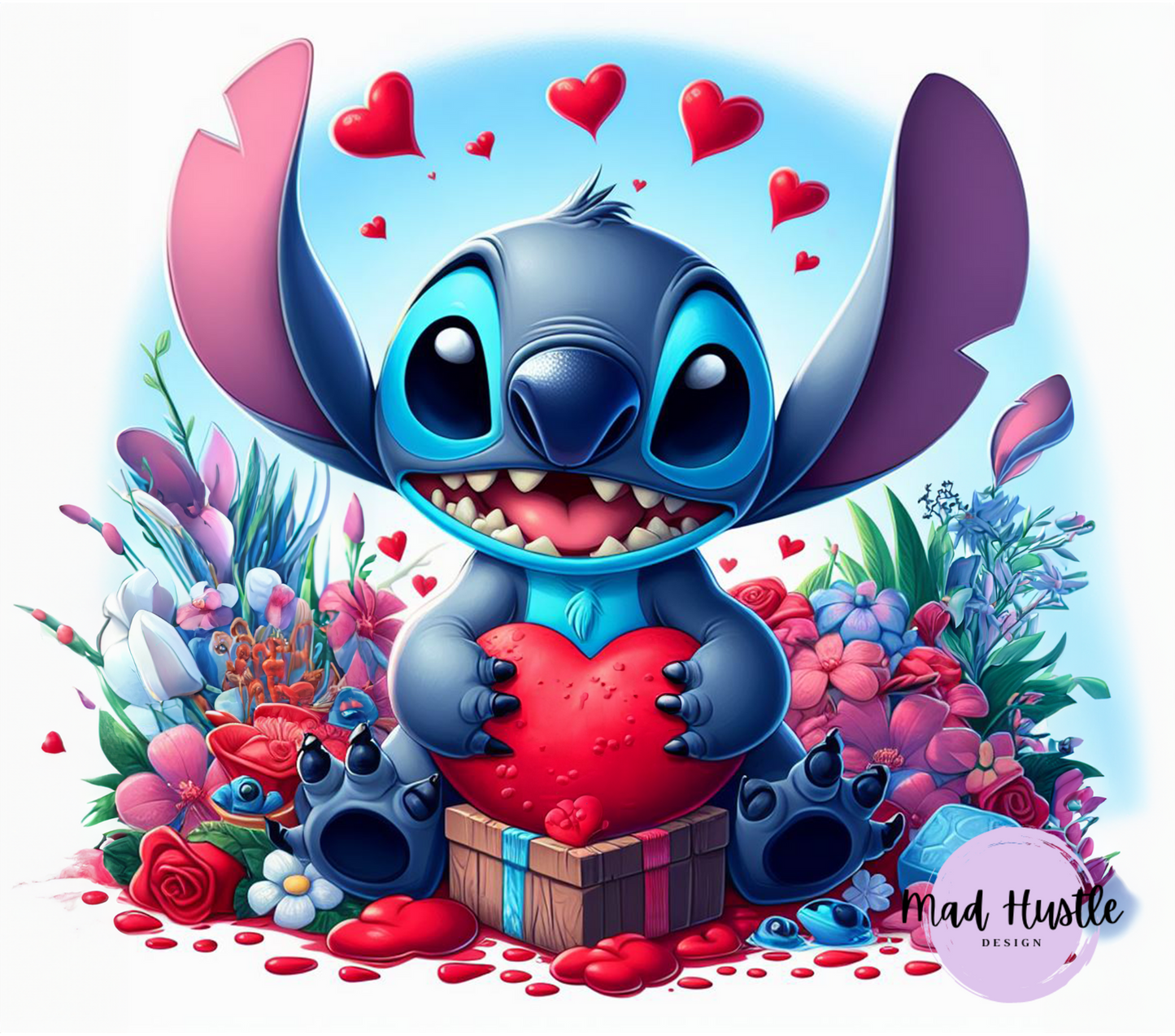 Blue Alien V-Day