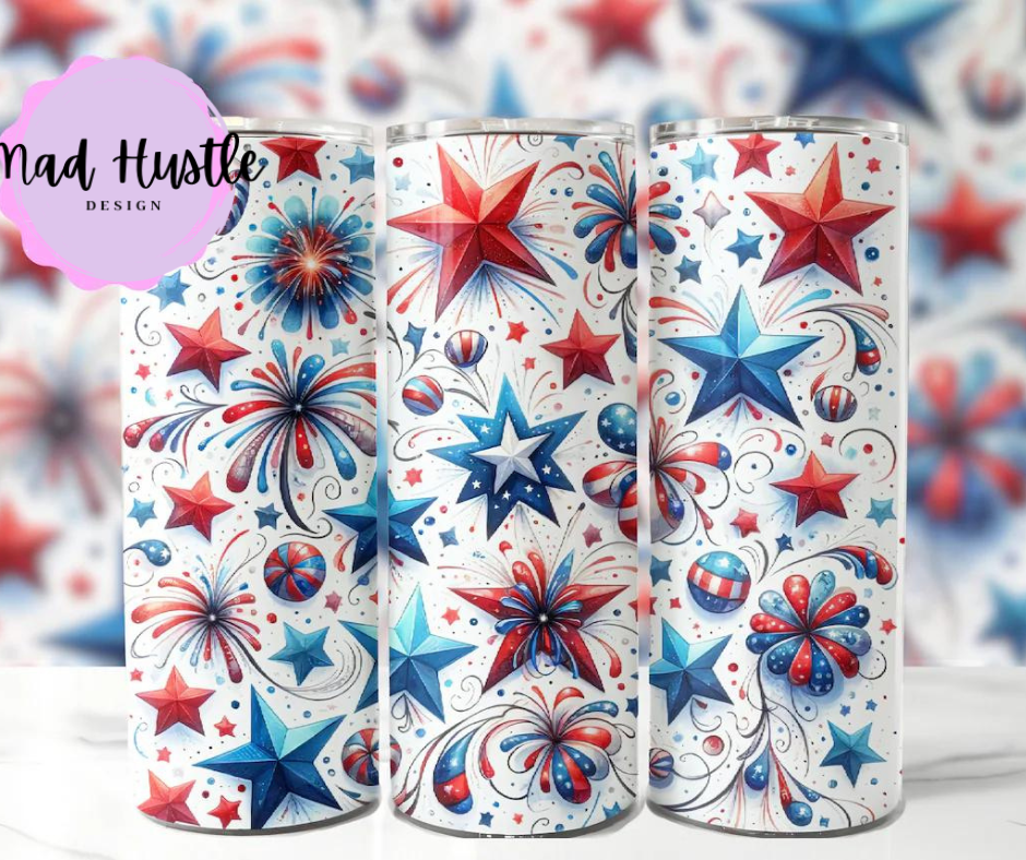 Red, White & Blue Stars