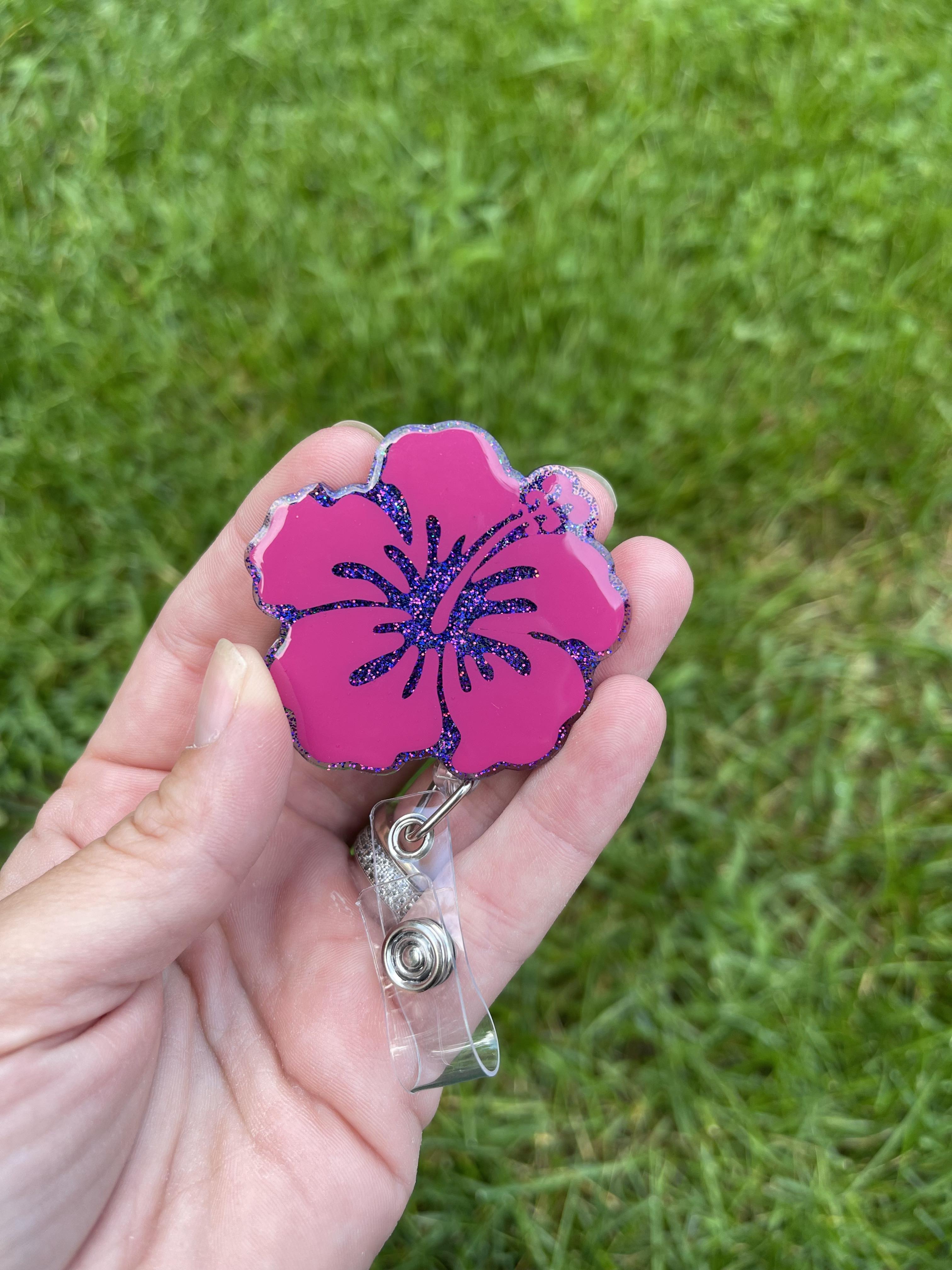 Hibiscus Flower Badge Reels Mad Hustle Designs