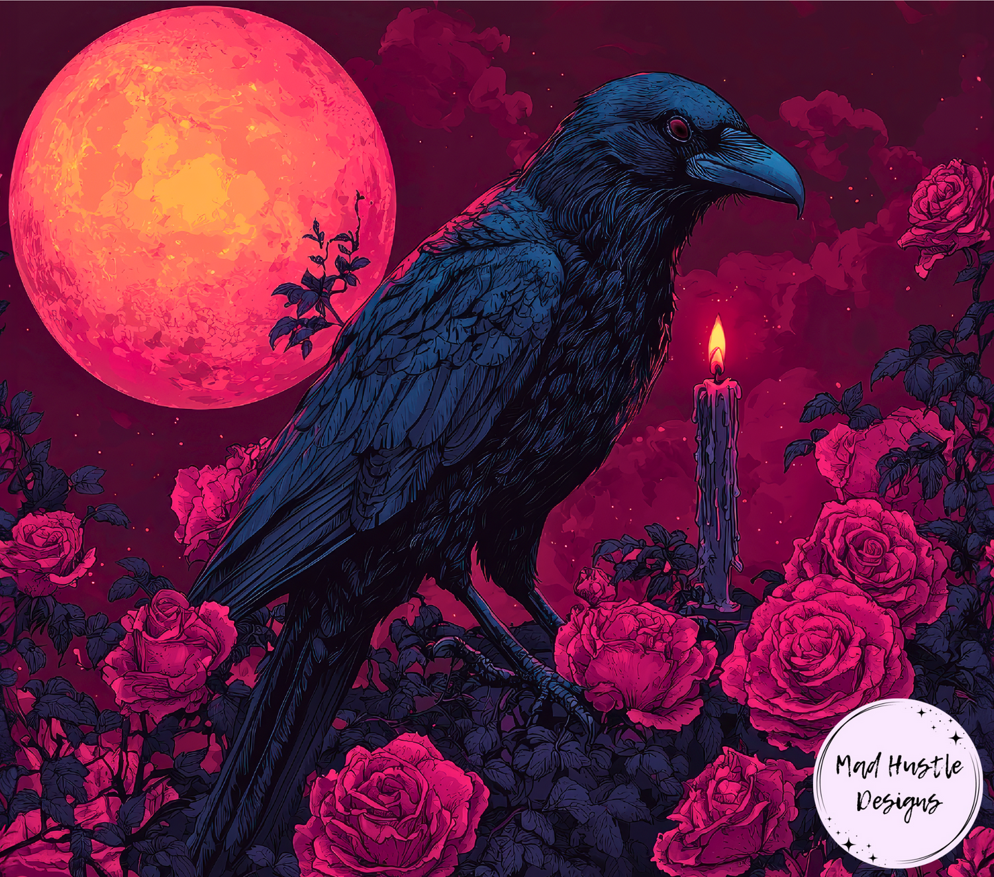 Pink Raven
