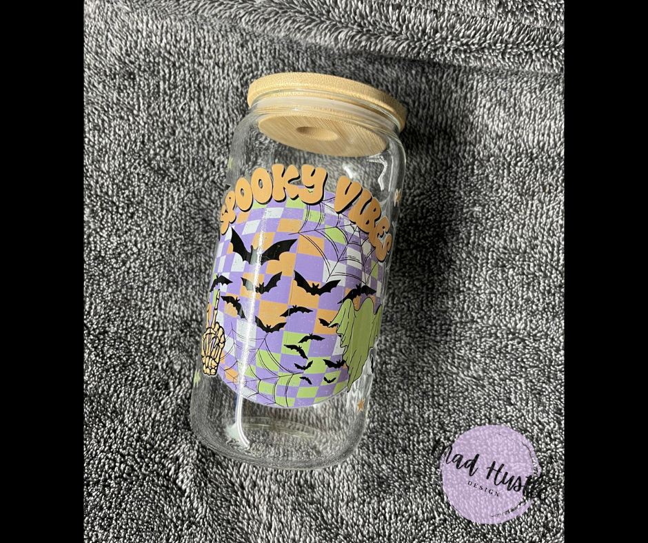 16oz Spooky Vibes Libbey Glass