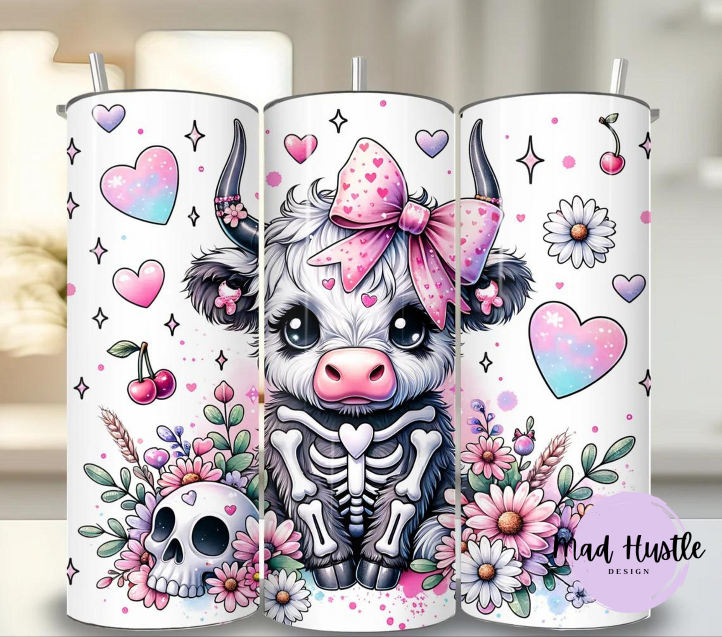 Skeleton Highland Cow