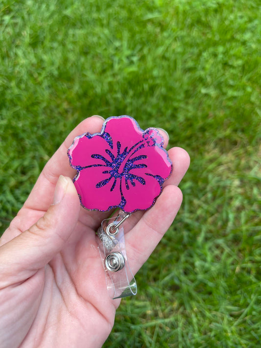 Hibiscus Flower Badge Reels