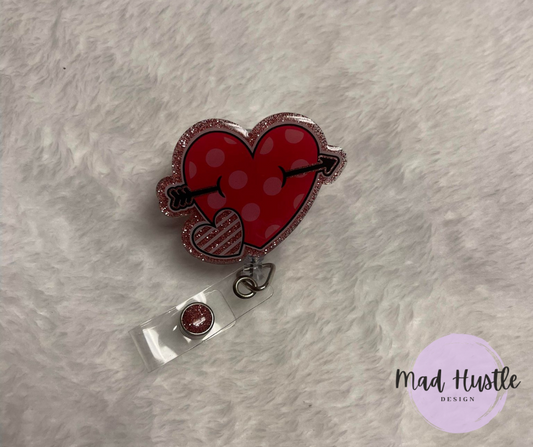 Heart With Arrow Badge Reels