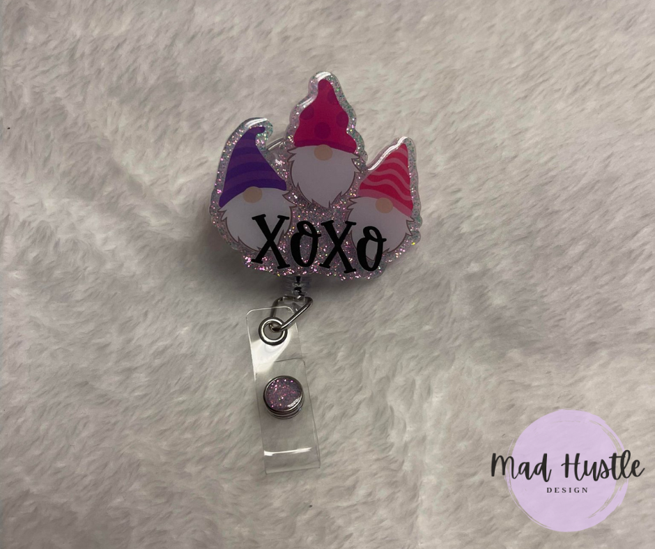 Valentine Gnomes Badge Reels