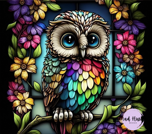 Shattered Glass Owl