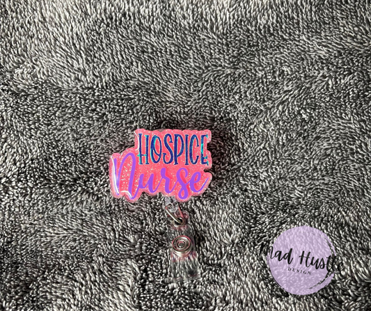 Hospice Nurse Badge Reels