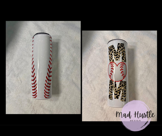 Glitter Baseball Mom