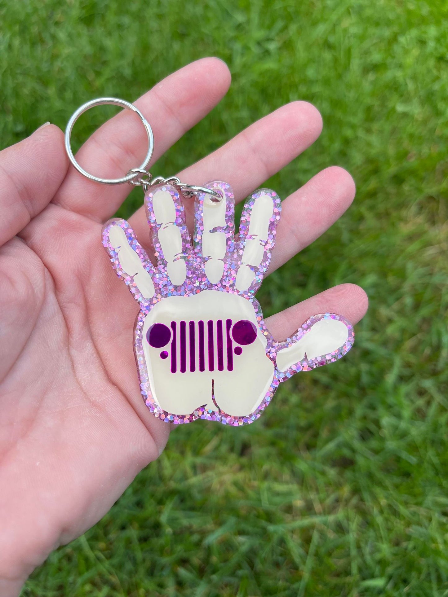 Jeep Hand Keychain