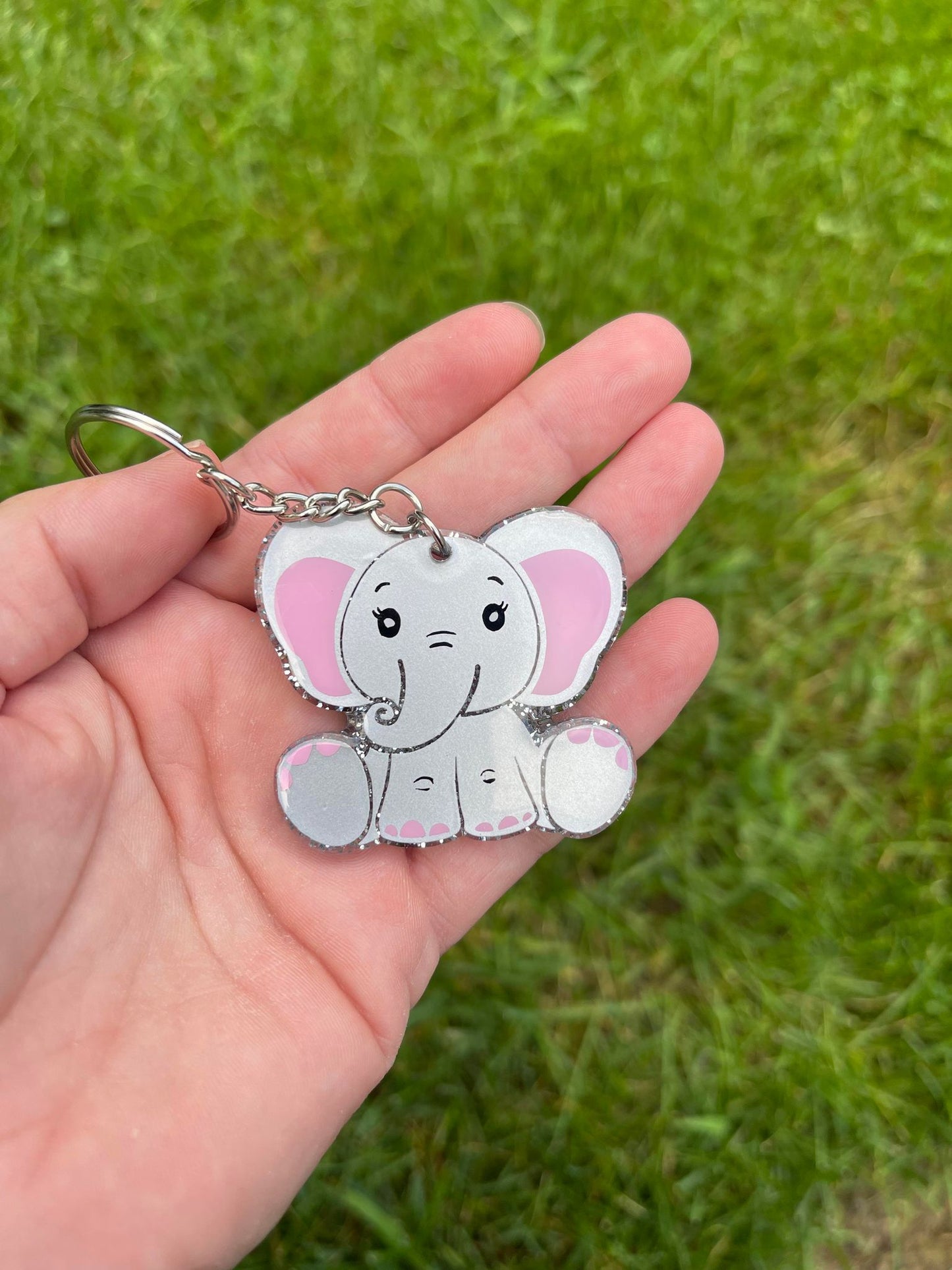 Baby Elephant Keychain